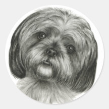 Shih Tzu Stickers