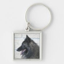 Shiloh Shepherd Profile Keychain