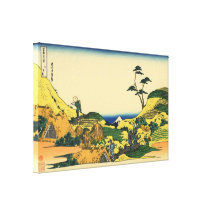 Shimomeguro by Hokusai Gallery Wrap Canvas