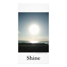 Shine Greeting Card Photo Card