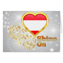 Shine On Austria Card