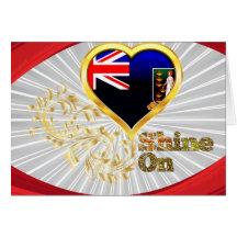 Shine On British Virgin Islands Greeting Card