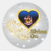 Shine On Maine Sticker