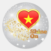 Shine On Vietnam Stickers