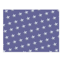 shine stars pattern post card