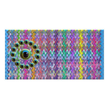 Shining Graphic Sparkle Rods  n Dragons Eye Camera Customized Photo Card