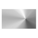shiny brushed aluminium business card