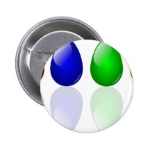 Shiny Easter Eggs Pinback Buttons