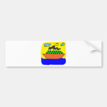 Ship - Kids Painting Bumper Stickers