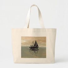 Ships of the Imagination "Sailboat Reflections"  C Canvas Bag