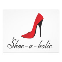 Shoe-a-holic Custom Invitation