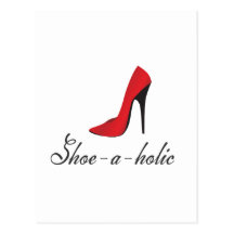 Shoe-a-holic Post Card