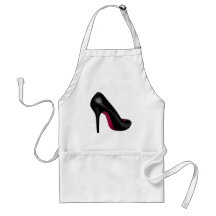 shoe magenta aprons