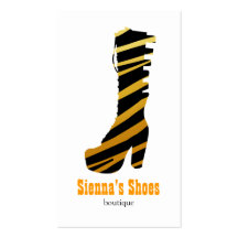 Shoe Store Business Card Templates
