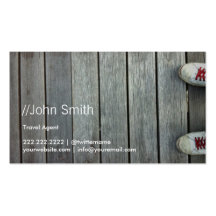 Shoes on the Road Travel Business Card