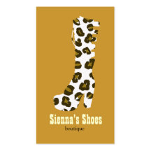 Shoes Store Business Card Templates