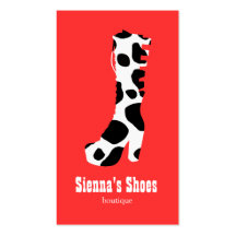 Shoes Store Business Cards