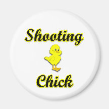 Shooting Chick Magnets