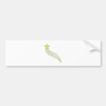Shooting Star Bumper Sticker