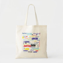 Shopping Bag  Nautical Design