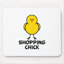 Shopping Chick Mouse Mat