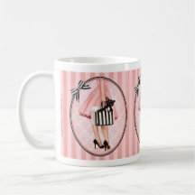 Shopping in the fifties mugs
