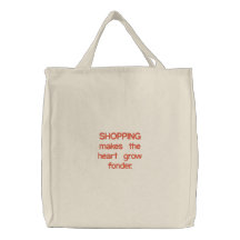 SHOPPING makes the heart grow fonder. Bag