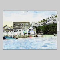 'Shops and Boats' Card cards