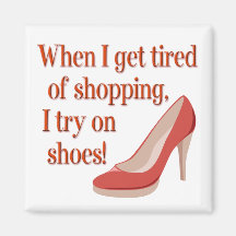 Shops for Shoes Magnet