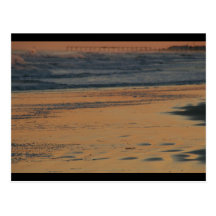 Shore Glow & Pier @ Sunset Postcards