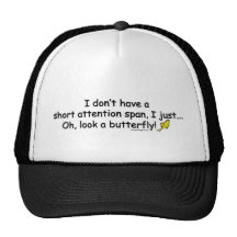 Short Attention Span Butterfly Hat
