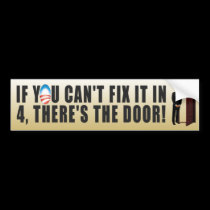 Show Obama The Door - Anti Obama bumper stickers