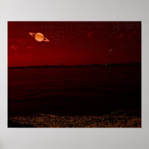 showing Saturn Poster