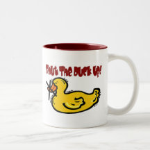 shut-the-duck-up - Customised Coffee Mug