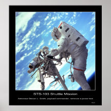 Shuttle-sts103_701_047 Posters