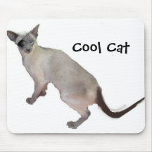 Siamese are cool, Cool Cat Mouse Pads