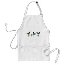 Siamese Times Three Apron