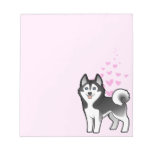 Siberian Husky / Alaskan Malamute Love Notepads