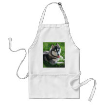 Siberian Husky Dog Apron
