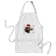Siberian Husky Santa Paws Aprons