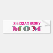 SiberianHuskyMom Bumper Stickers