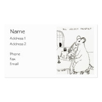 Sic Incipit Pestis business card business cards