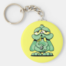 Sick Bunny Keychain