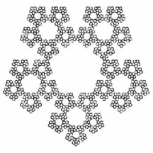 Sierpinski Snowflake - Embroidered Polo