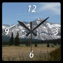 Sierra Nevada Mountains Wall Clock wall clocks