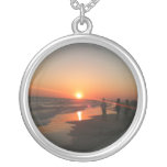 Siesta Key Sunset Personalized Necklace