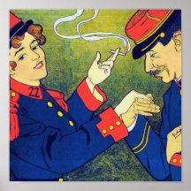 Sigarettenreclame ~ Vintage Dutch Advertising. Poster