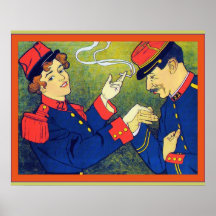Sigarettenreclame ~ Vintage Dutch Advertising Poster