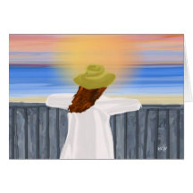 Sight Seeing Digital Art Card