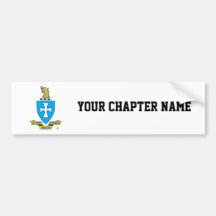 Sigma Chi Crest Logo Bumper Sticker
